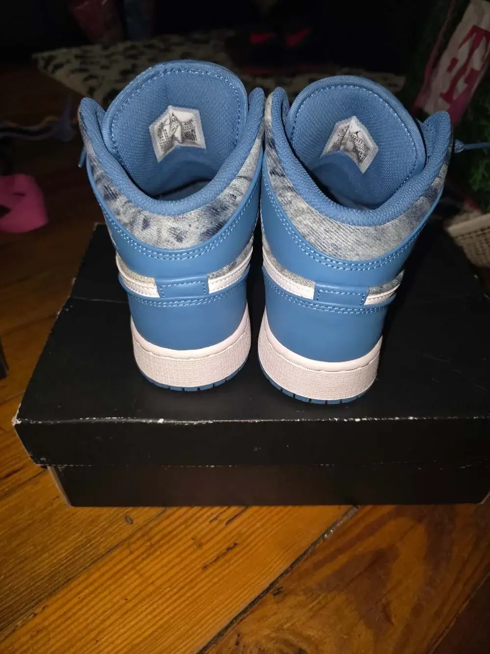 Nike Air Jordan 1 Mid GS 'Washed Denim' Dutch Blue/White (DM8951-400)